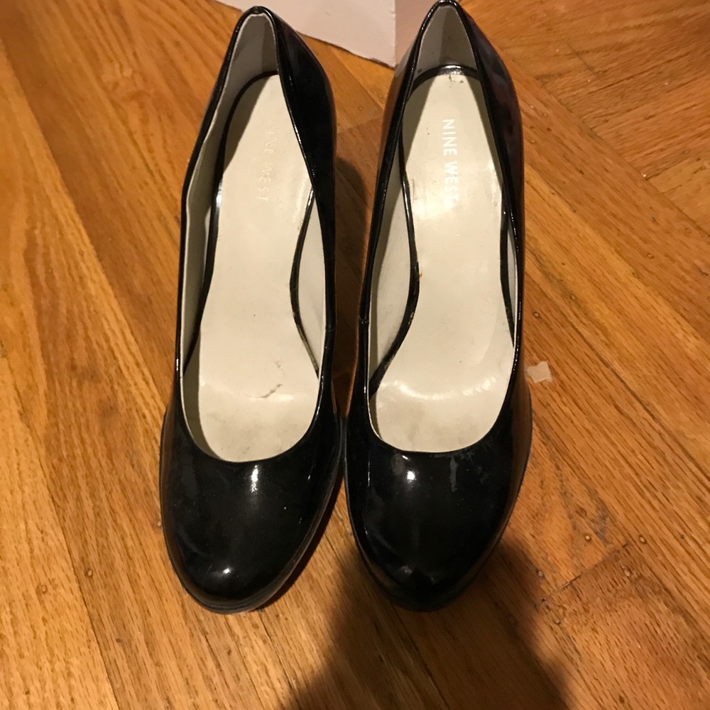 Nine West black heels